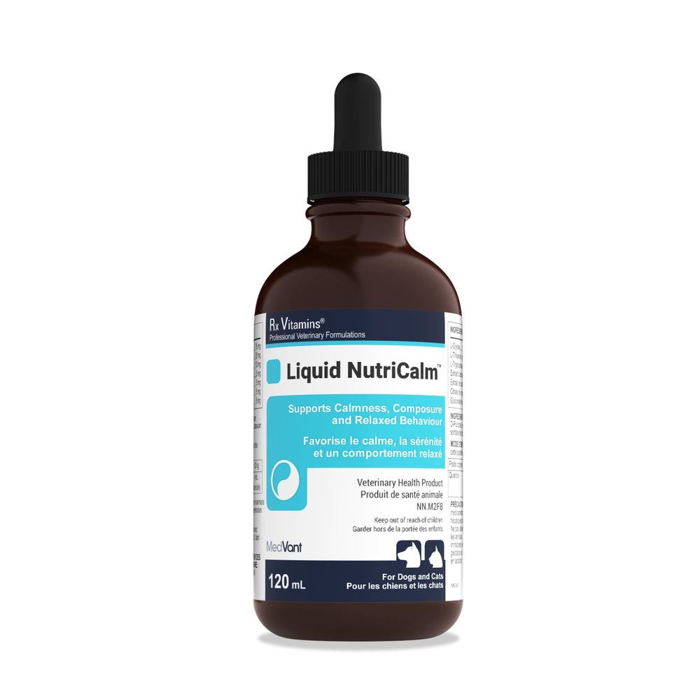 Rx Vitamins NutriCalm en liquide pour petit chien et chat - 120 ml Image