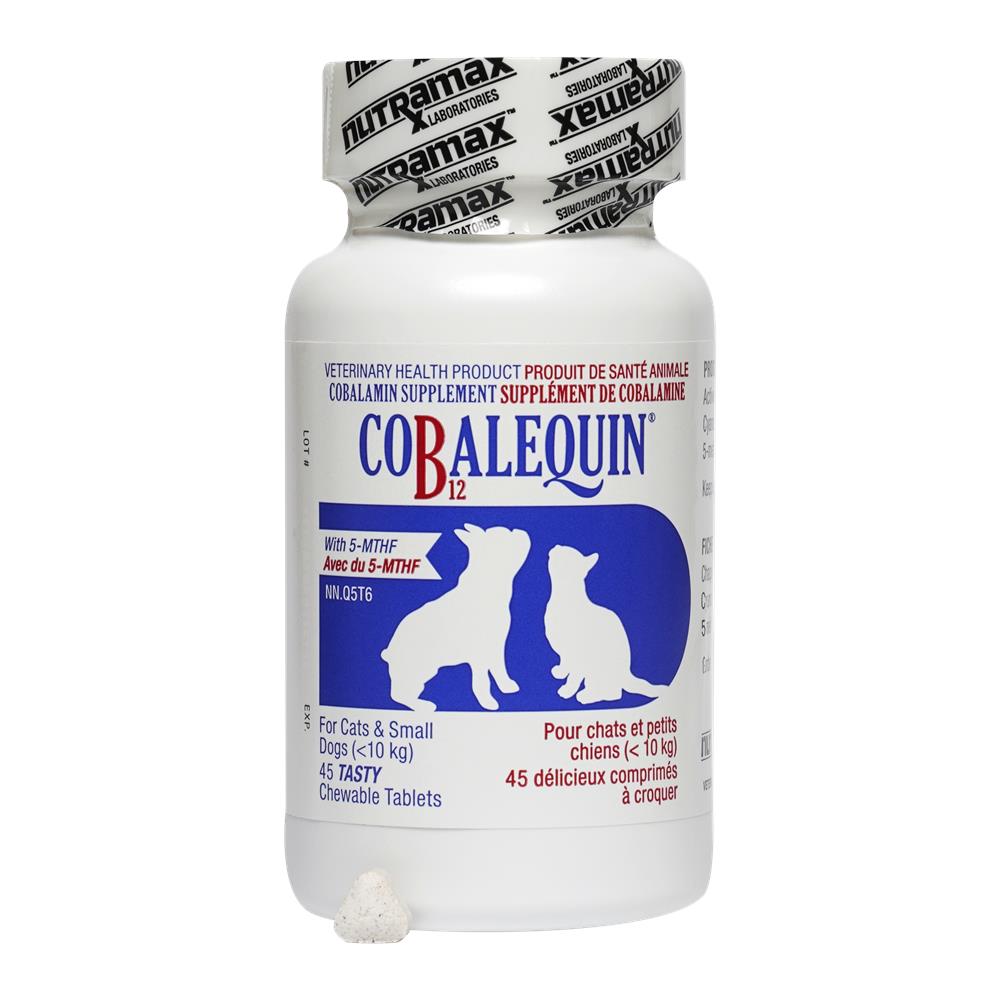 Cobalequin comprimés à croquer pour chats et petits chiens - 45 comprimés Image
