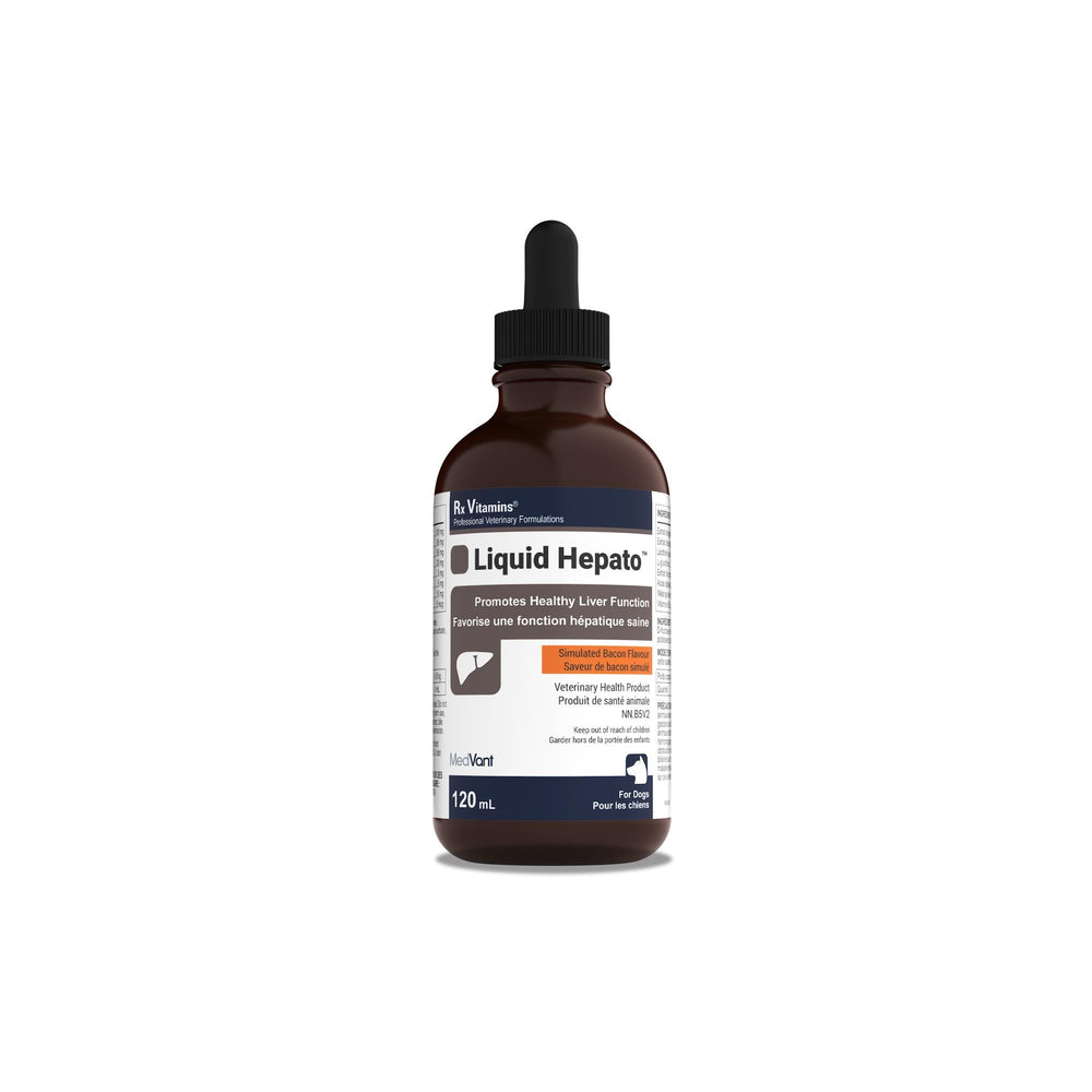 Rx Vitamins Hepato Support liquide pour chien - saveur de bacon - 120 ml Image