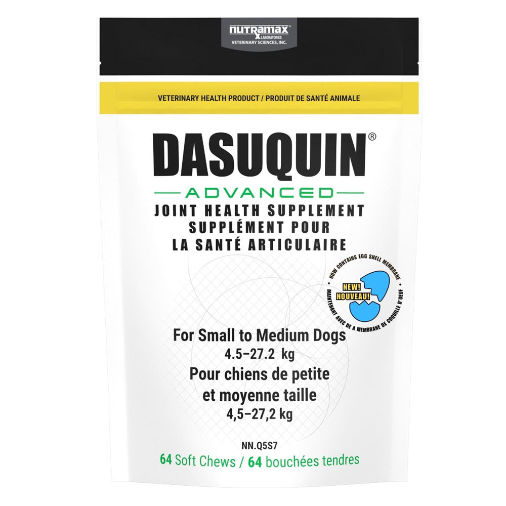 Dasuquin Advanced avec ESM bouchées tendres - petits à moyens chiens - 64 bouchées Image