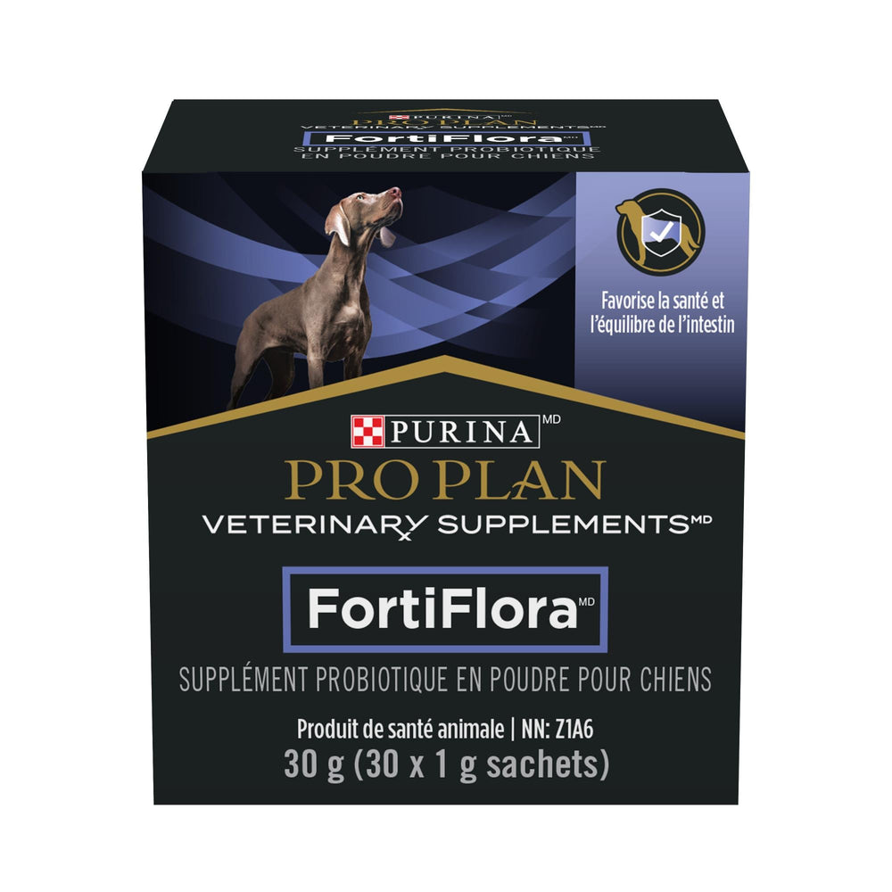 Purina Pro Plan Vertinary Supplements FortiFlora Supplément Probiotique en Poudre pour Chiens - 30 g (30 x 1 g sachets) Image
