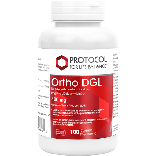 Ortho DGL De-Glycyrrhizinated Licorice 400mg Image