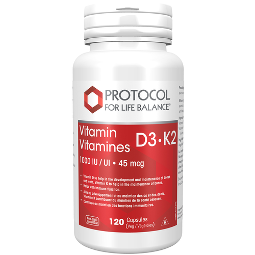 SOLDE - Vitamin D3•K2 1000 IU / UI • 45 mcg Image
