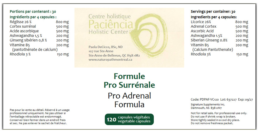 Pro Adrenal Formula Image